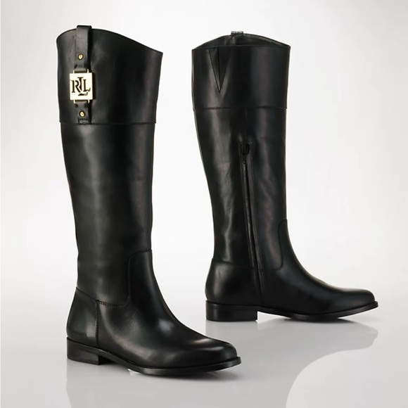 COPY - Ralph Lauren Jaden Equestrian riding leather boots size 7 - Picture 1 of 5